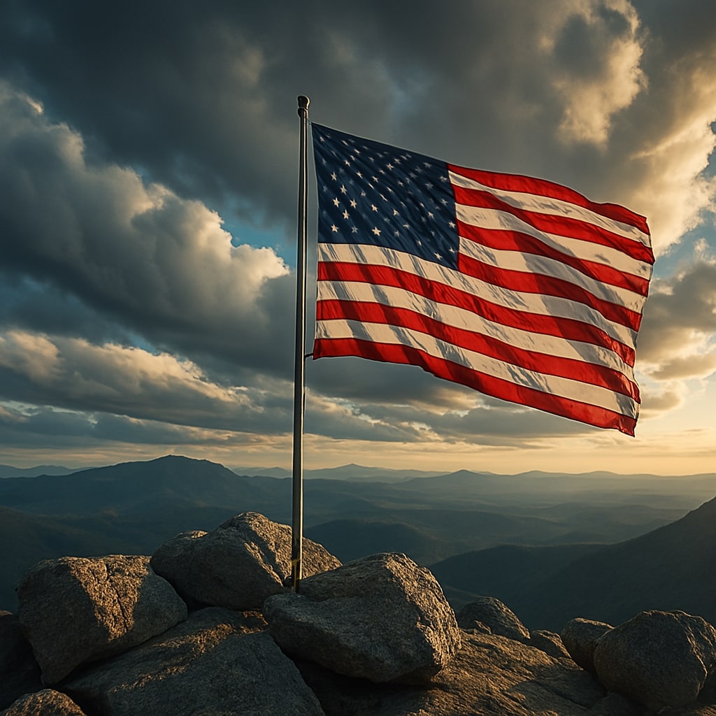 Historic American flag